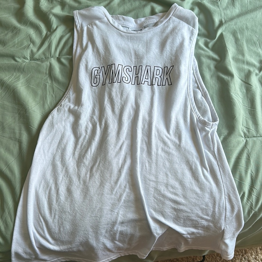 Gymshark white tank top